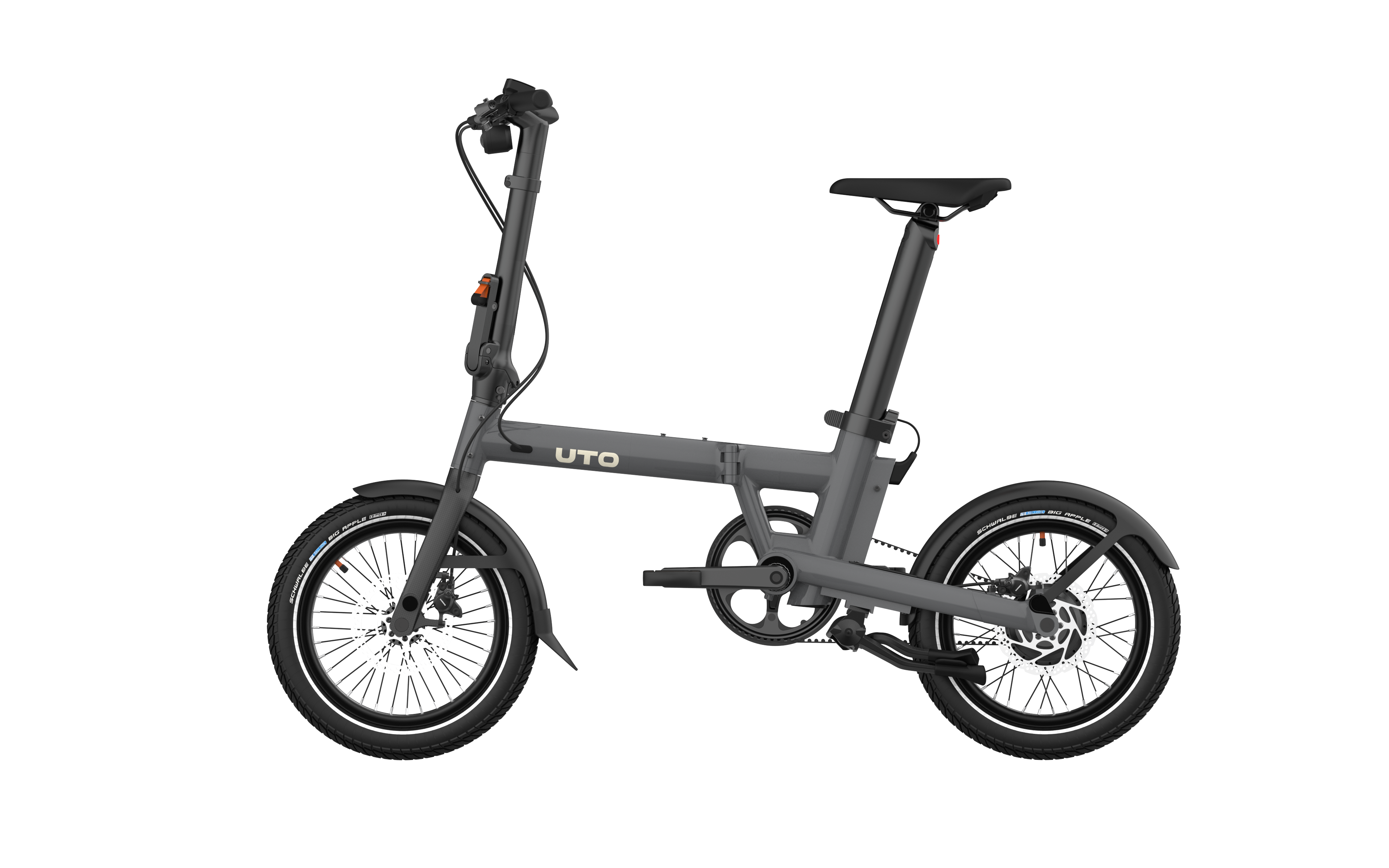 UTO PRO16 252Wh E-Klappräder (grau) 2